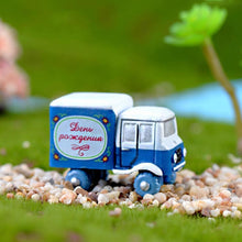 Load image into Gallery viewer, 1 Pc Micro Landscape Landscaping Diy Small Ornaments Small Truck Resin Decoration